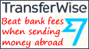 Transfer money abroad for a fraction of the cost that banks charge